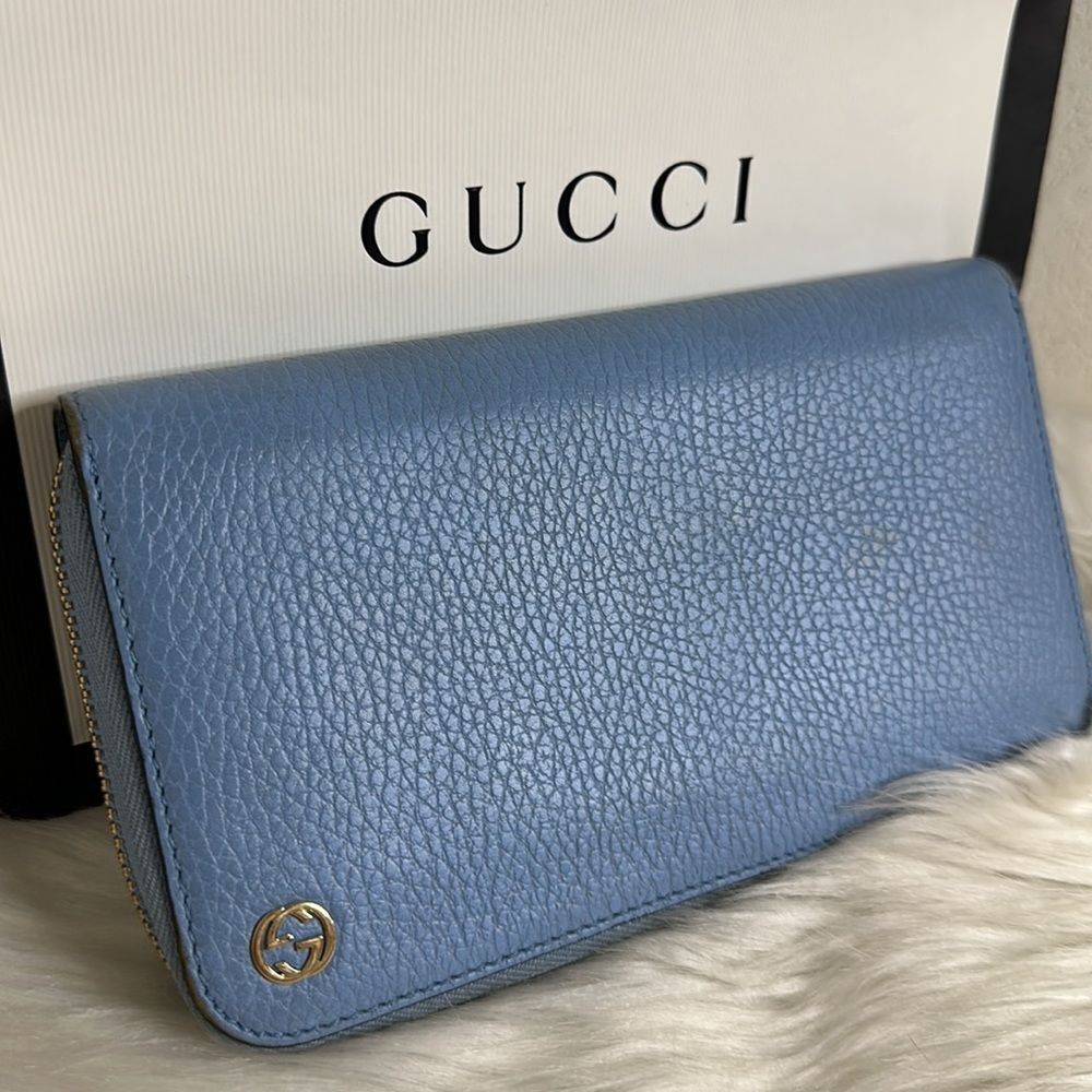 💯Authentic Gucci Zipped Around Long Wallet🍀 - Picture 13 of 15